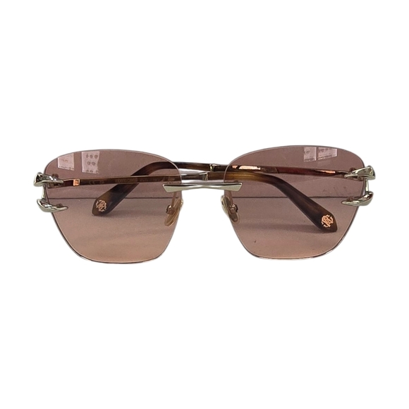 Stylish Gold and Brown Sunglasses ROBERTO CAVALLI main image 4